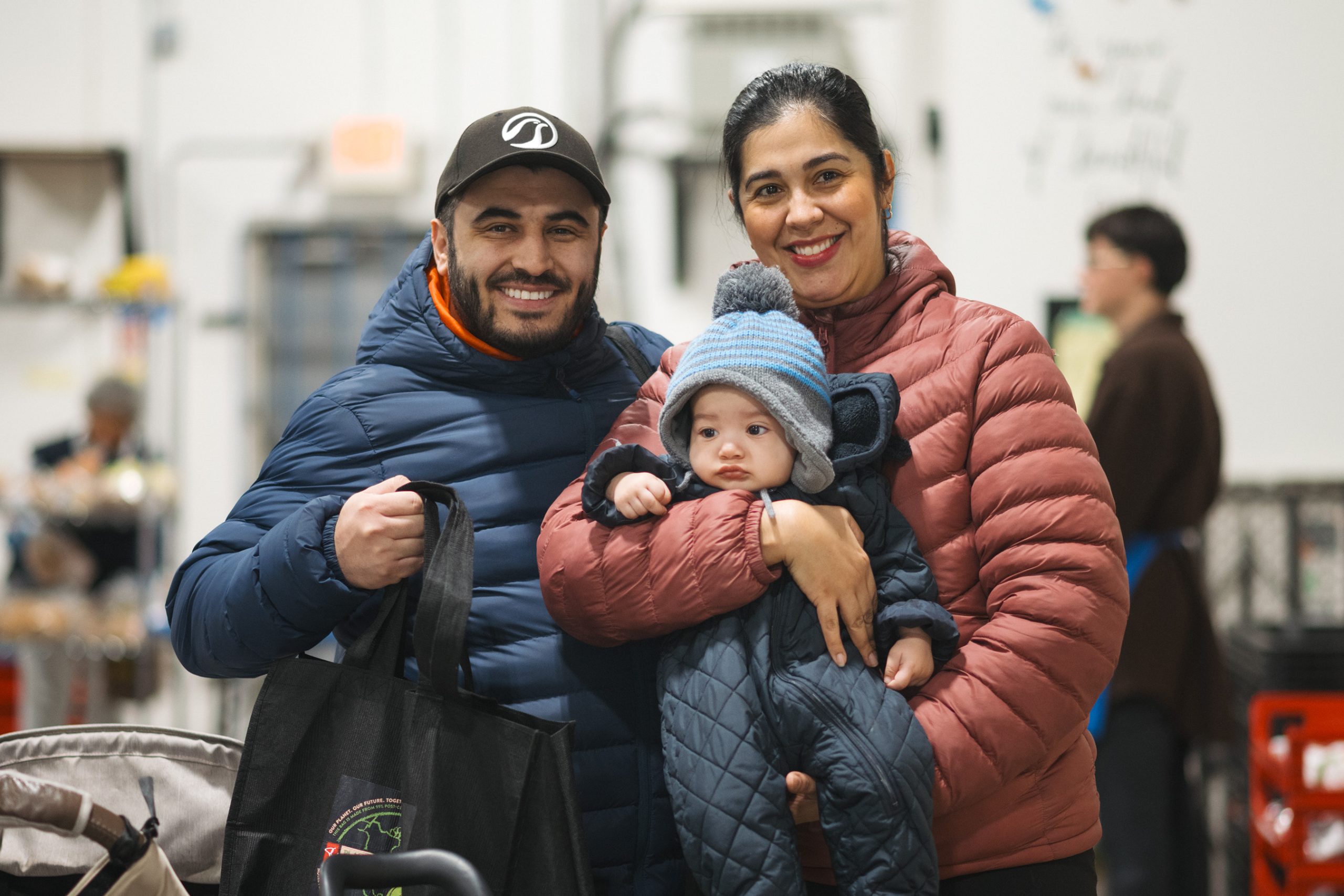Surrey Food Bank warehouse and community support